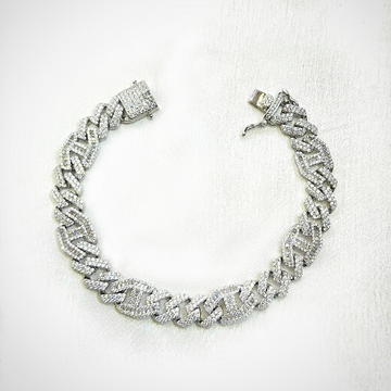 Trendy 92.5% Pure Silver Bracelet For Men