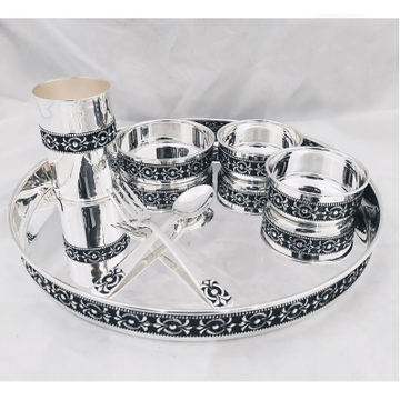 925 pure silver antique dinner set in stylish