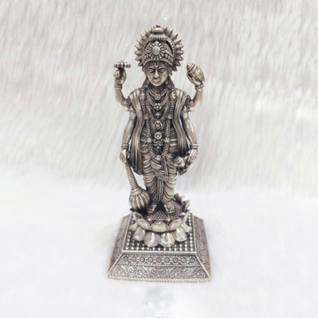 92.5 % Pure Silver Lord Vishnu Idol In High Finish...